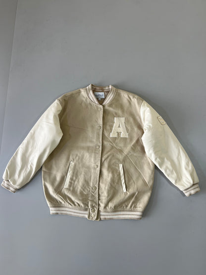 ZSuper Premium Varsity Jacket Original Leather Sleeves (L/XL)