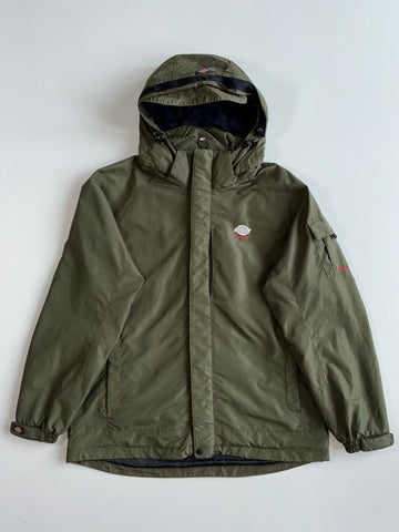 Dickies Olive Green Hooded Utility Jacket(2XL)