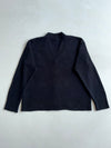 AMI Paris Ami de Coeur Black Knit Cardigan (XL)