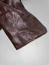 Le Deau Paris Premium Original Leather Jacket (Furr Inside) (M)