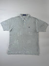 Polo Ralph Lauren Vintage Grey Pique Polo Shirt Classic Fit (XL)
