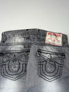 True Religion | Vintage Grey Washed Big-Stitch Jeans | (W:34) (L:44)