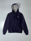 Champion Eco Pullover Hoodie Navy with Grey Lined Hood, (M)