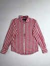 Scotch & Soda Red White Gingham Check Snap Button Shirt (M)