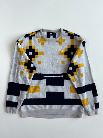 Nike SB Aztec Print Terry Cloth Crewneck Sweatshirt (XL)