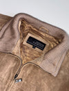 Designer Collection Genuine Suede Leather Jacket(Xl)