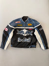 ZVintage Red Bull Racing Leather Jacket - Distressed Fade Edition (XL)