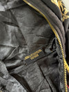 Christian Audigier Y2K Rhinestone Sugar Skull Tattoo Full-Zip Hoodie (M/L)