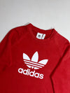Adidas Originals Trefoil Logo Crewneck Sweatshirt – Red (M)