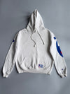 Supreme x Champion Big Script Hoodie White (M)