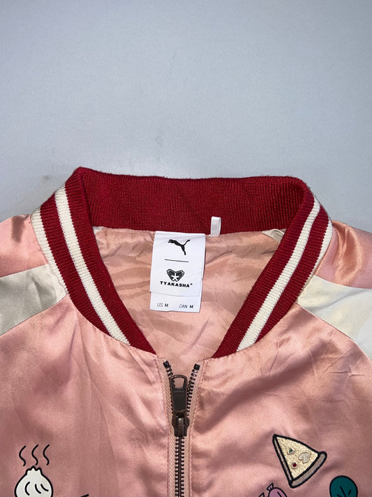 Puma x TYAKASHA Collab Satin Souvenir Bomber Jacket (M)