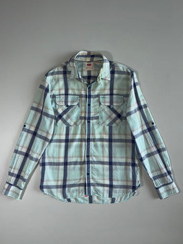 Levi’s Plaid Flannel Utility Shirt (M)