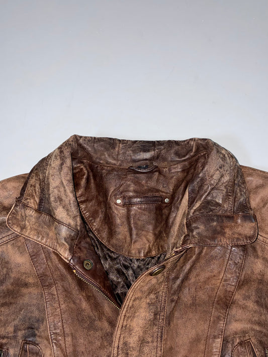 Super Premium Original Leather Jacket (Xl)