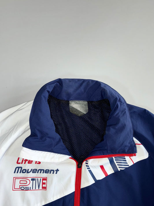 Asics “Life is Movement” Colorblock Windbreaker (Xl)