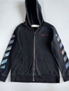 Off-White c/o Virgil Abloh “Caravaggio” Diagonal Zip-Up Hoodie (M)