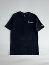 Champion Small Script Logo T-Shirt – Black (S)