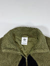Adidas Originals Big Trefoil Sherpa Fleece Full Zip Jacket – (L)
