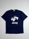Jeep Navy Blue Vintage Willys Graphic T-Shirt (L)