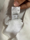 Stussy Basic Logo White Pullover Hoodie  (S)
