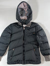 Reebok Black Hooded Puffer Jacket women's (S)