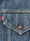 Vintage Levi’s Sherpa Lined Denim Trucker Jacket Fur inside (L)