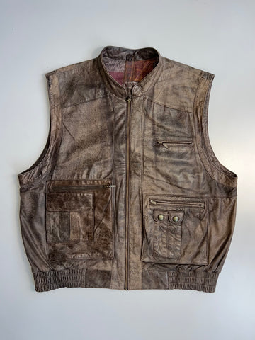 ZSuper Premium Original Leather utility Best Jacket (L)