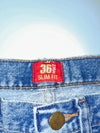 Wrangler Slim Fit Blue Denim Shorts (W:31) (L:18)