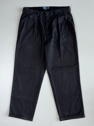 Polo by Ralph Lauren Black Pleated Andrew Pant (W:36|L:42)