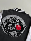 Big Train Osaka Dragon Varsity Jacket – Black & White Japan Style | (XL)