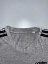 Adidas | 3-Stripes Essential Tee | Grey Marl (M)