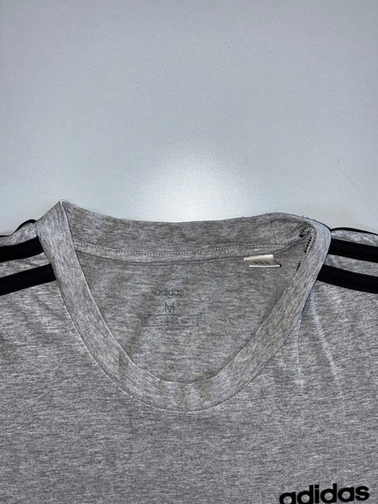 Adidas | 3-Stripes Essential Tee | Grey Marl (M)