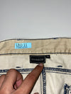 Rainbow Cream Zip-Detail Jeans (W:32|L:41)