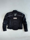 Streetfighter Textile Motorcycle Jacket – All Black Padded (L)