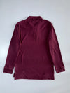 Polo by Ralph Lauren Maroon Long Sleeve Polo Shirt (S)