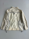 The North Face Cream Technical Shell Jacket with Navy Piping and Mesh Lining (XL)