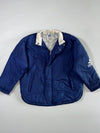 Vintage Adidas Puffer Jacket – Navy Blue (XL)