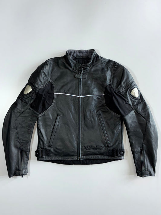 Arlen Ness Racing “Live On The Edge” Leather Moto Jacket (S)