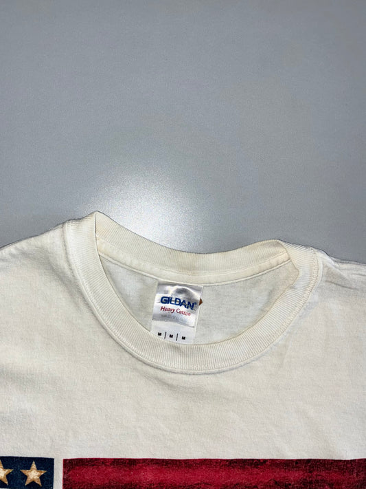 Gildan | “Baseball — An American Classic” Vintage Graphic Tee | Off-White (M)