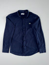 Lacoste Slim Fit Navy Denim-Look Shirt (S)