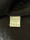 Vintage Nepuca Express Black Leather Zip-Up Jacket (M)