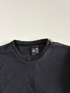 Adidas Black Tonal Big Logo Embroidered Sweatshirt  (S)