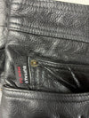 Vintage Black Leather 5-Pocket Pants (W:36) (L:47)