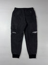 Lifework Geometric Signature Black Cargo Jogger Pants (W:32) (L:36)
