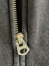 Roots Canada Black Vancouver Beaver Logo Zip Hoodie (S)