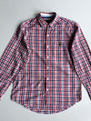 U.S. Polo Assn. Red/Navy Check Cotton Shirt (L)