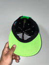 Vintage Monster Energy Black Green Snapback Cap (Adjustable)