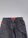 Y2K JNCO Black Wash Carpenter Jeans (W:36) (L:47)