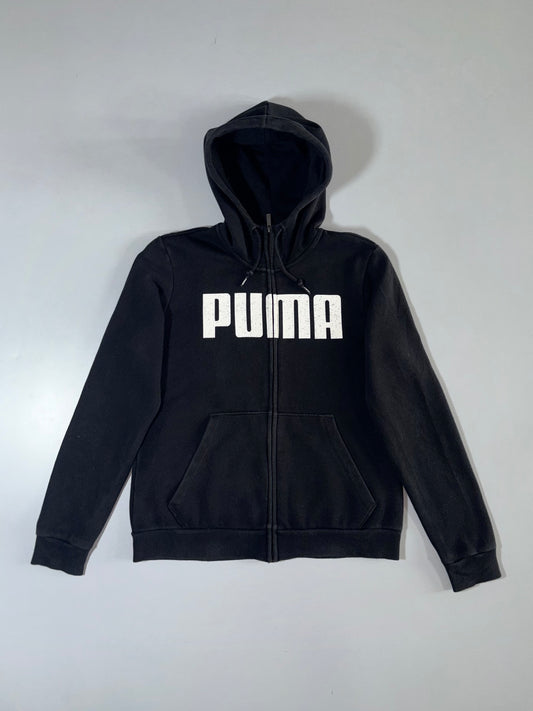 Puma Bold Logo Zip Hoodie Black(S/M)