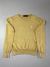 Polo Ralph Lauren Mustard Crewneck Knit Sweater – (S)