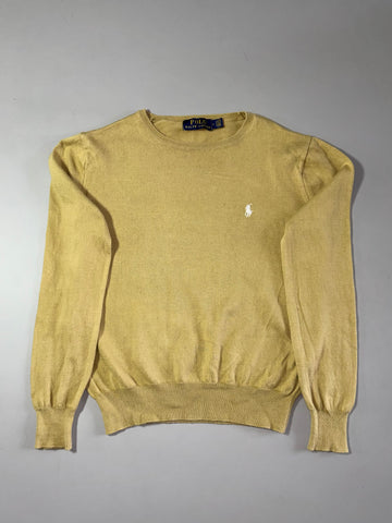 Polo Ralph Lauren Mustard Crewneck Knit Sweater – (S)